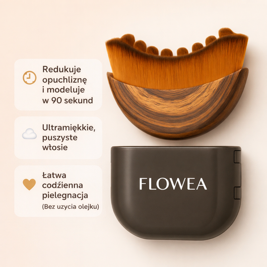 Flowea Sculpt – Szczotka Limfatyczna do Twarzy